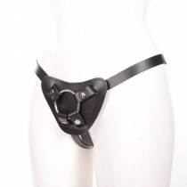 IMBRACATURA PER DILDO IN PELLE NERA