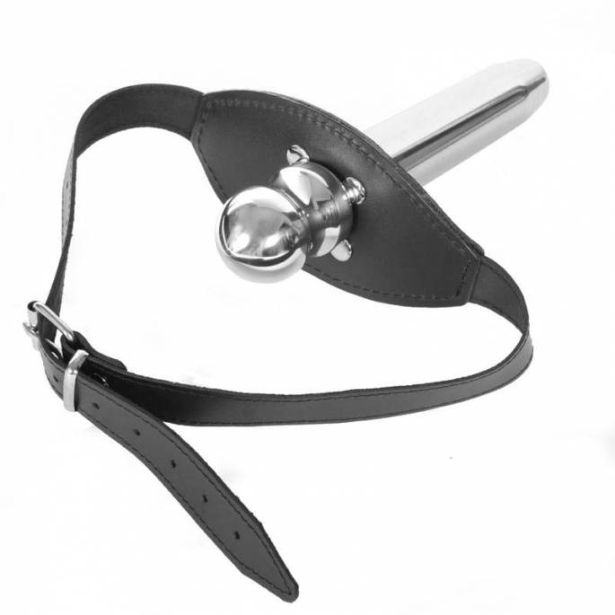 BAILLON CUIR - BOULE + GODE METAL