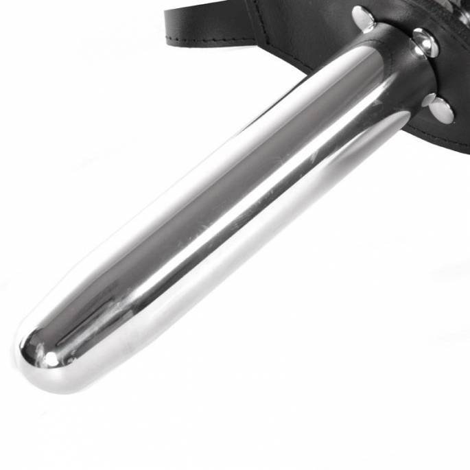 BAILLON CUIR - BOULE + GODE METAL