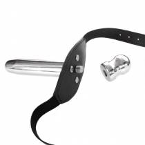 BAILLON CUIR - BOULE + GODE METAL