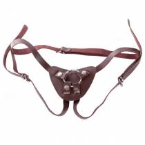 HARNAIS POUR GODE CUIR MARRON