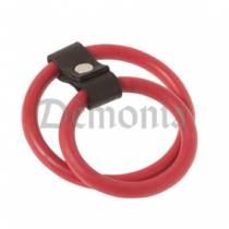 DOUBLE COCKRING SILICONE ROUGE