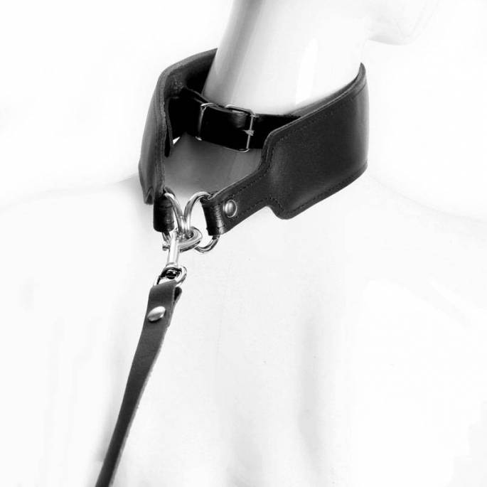 LEDERHALSBAND + ZWANGSRING