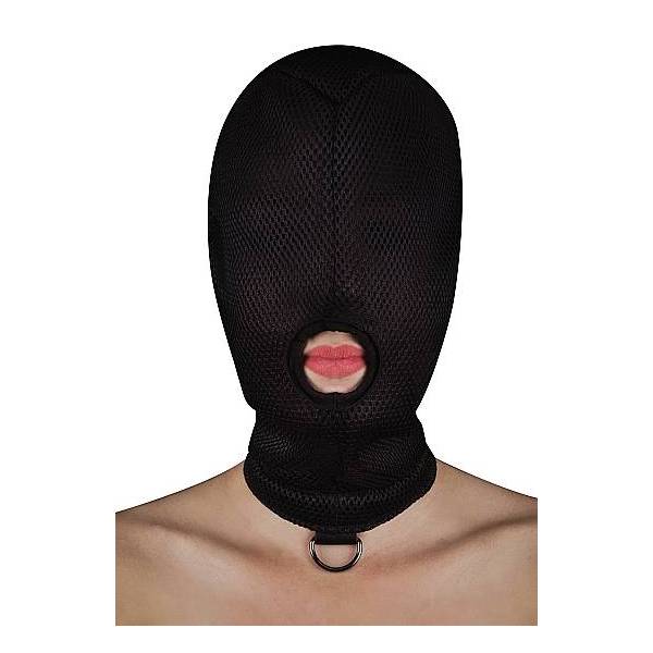 DICKE KAPUZE MIT OFFENEM MUND + RING