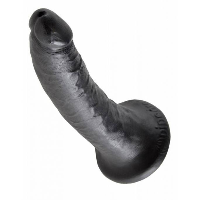 REALISTISCHER DILDO - 17.8CM - SCHWARZ