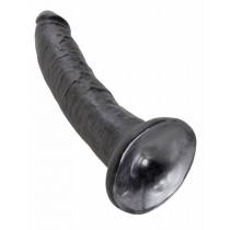 REALISTISCHER DILDO - 17.8CM - SCHWARZ