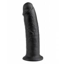 REALISTISCHER DILDO - 25,4CM - SCHWARZ