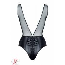 BODY NATHALIE WETLOOK + SPITZE