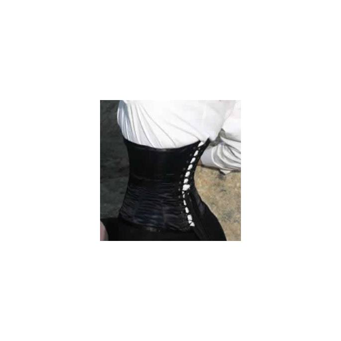 SHORT SATIN WAISTBAND BLACK