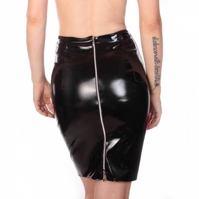 JUPE CRAYON + ZIP DOS