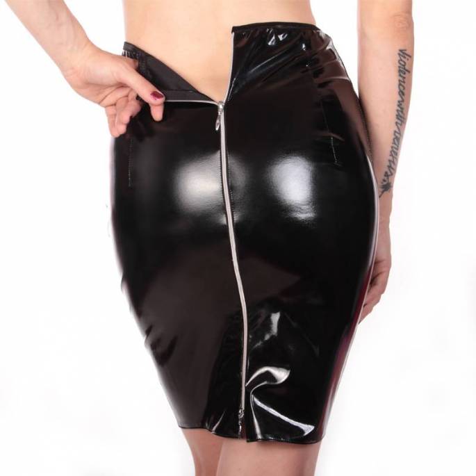 JUPE CRAYON + ZIP DOS