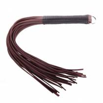 MARTINET 24 LANIERES CUIR DURES BRUN 50CM