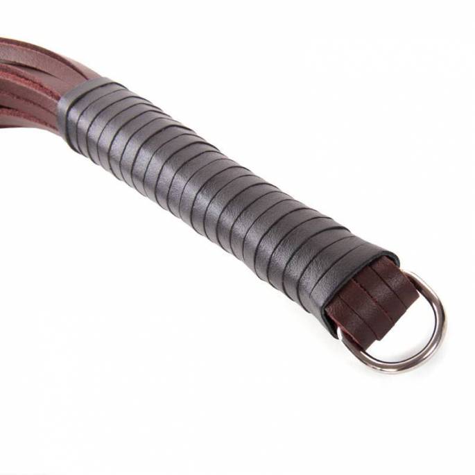 MAUERSEGLER MIT 24 HARTEN LEDERRIEMEN BRAUN 50CM