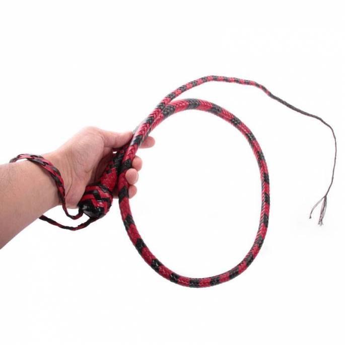 PEITSCHE SIGNAL WHIP SCHWARZ /ROT 160/16
