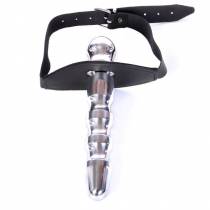 BAILLON CUIR - BOULE+GODE CRANTÉ - METAL