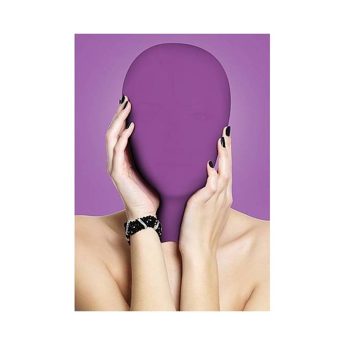 STOFFHAUBE MIT REISSVERSCHLUSS (VIOLETT)