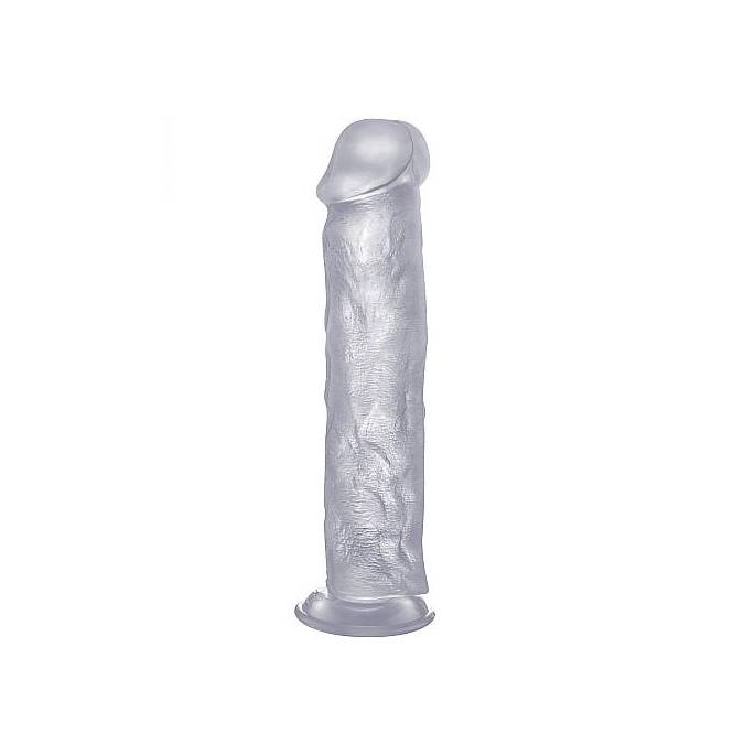 GODE VENTOUSE REALISTIC TRANS XLARGE 27.5 X 6.3CM