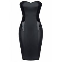 ROBE DEMONIQ ELLEN BUSTIER LAÇAGE DOS