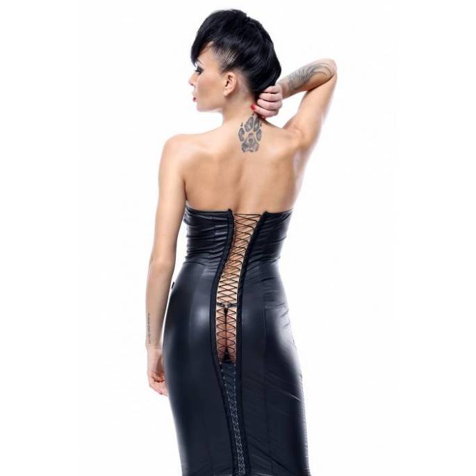 ROBE DEMONIQ ELLEN BUSTIER LAÇAGE DOS
