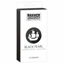 PRÉSERVATIFS SECURA BLACK PEARL (x12)