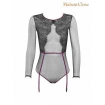 COUP DE FOUDRE - BODY STRING NOIR/PRUNE