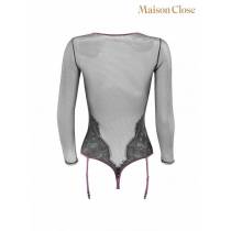 COUP DE FOUDRE - BODY STRING NOIR/PRUNE