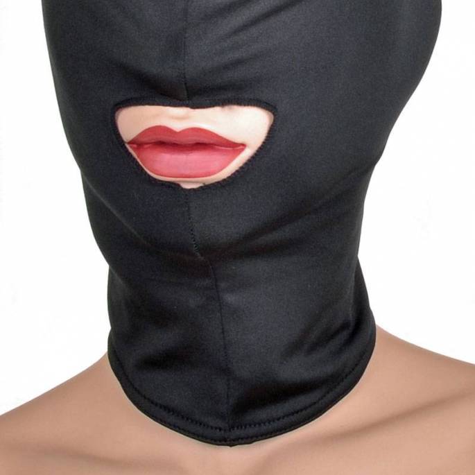STRETCH HOOD WITH MOUTH OPENING