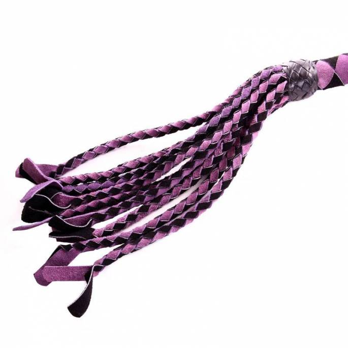 KLEIN CAT O NINE WILDLEDER SCHWARZ/VIOLETT