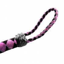 KLEIN CAT O NINE WILDLEDER SCHWARZ/VIOLETT