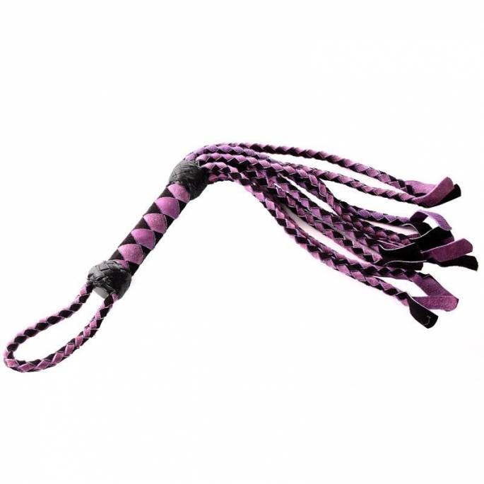 PETIT CAT O NINE SUEDE NOIR/VIOLET