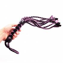 KLEIN CAT O NINE WILDLEDER SCHWARZ/VIOLETT