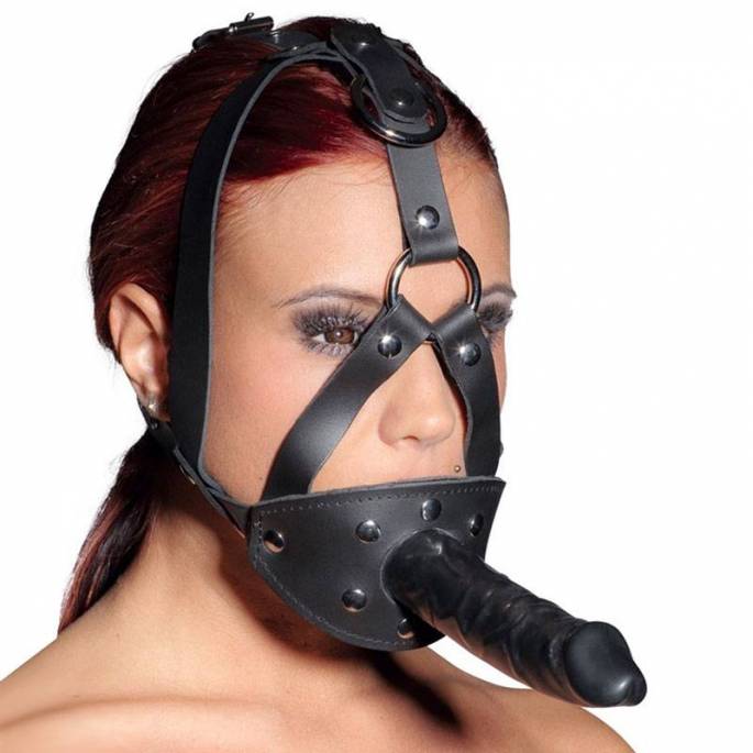 PENIS HARNESS AND BALL GAG