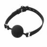 BALL GAG ALL SILICONE 3 HOLES 4 CM