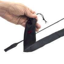 FUNDA DE LÁTIGO DE ALGODÓN NEGRO