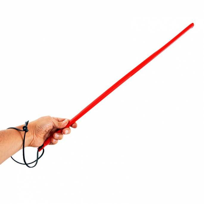 FLEXIBLER BADGE AUS ROTEM LEDER