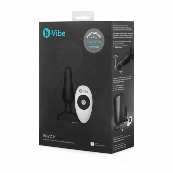 NOVICE PLUG ANAL VIBRANT NOIR