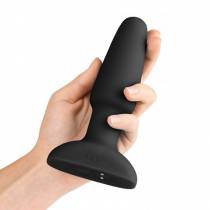 RIMMING PLUG ANAL SCHWARZ MIT ROTIERENDEN KUGELN