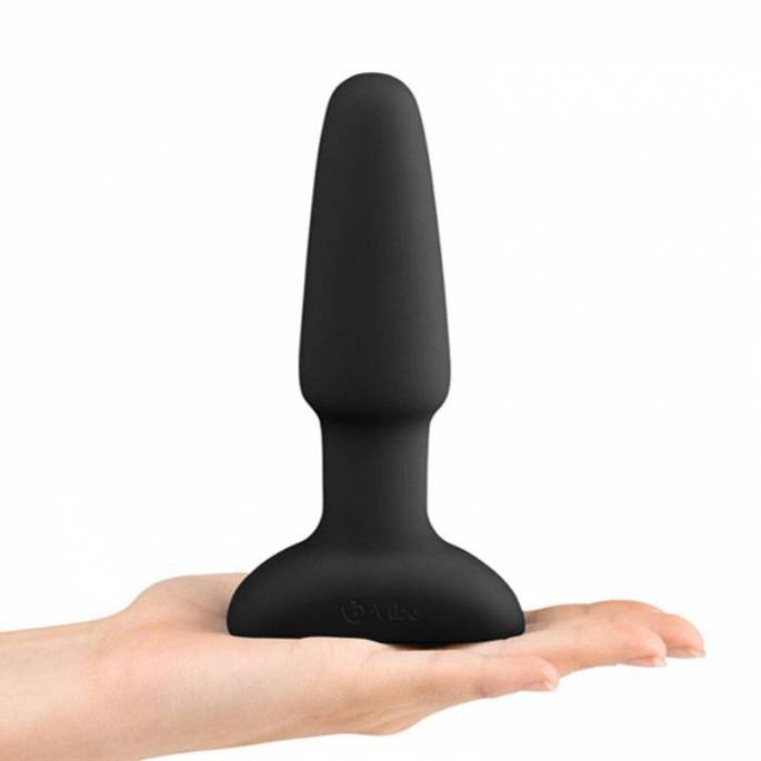 RIMMING PLUG ANAL SCHWARZ MIT ROTIERENDEN KUGELN