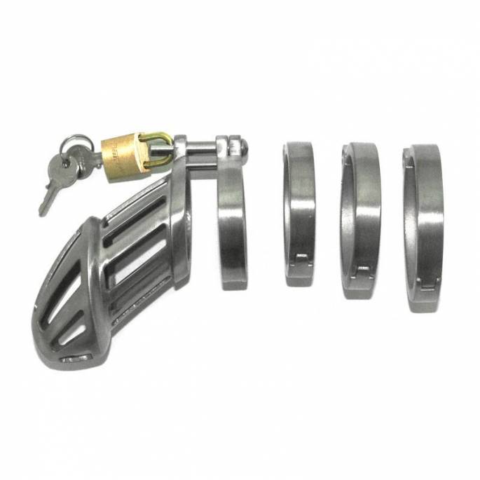 CAGE CHASTETE METAL BON4M LARGE