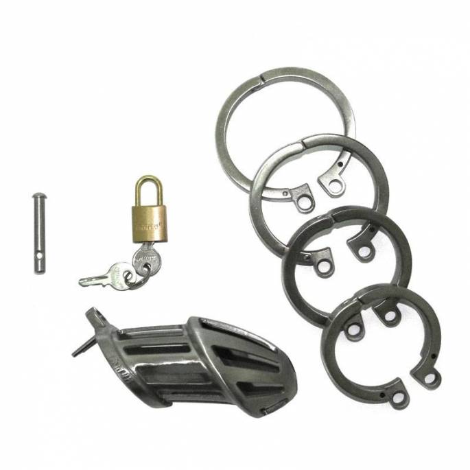 CAGE CHASTETE METAL BON4M LARGE