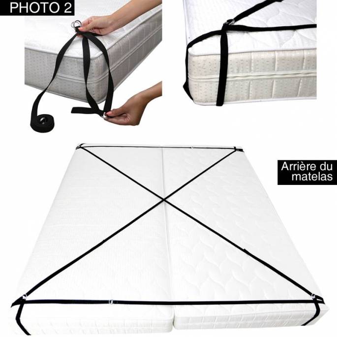 CONTRAINTE CROIX SANGLE POUR LIT