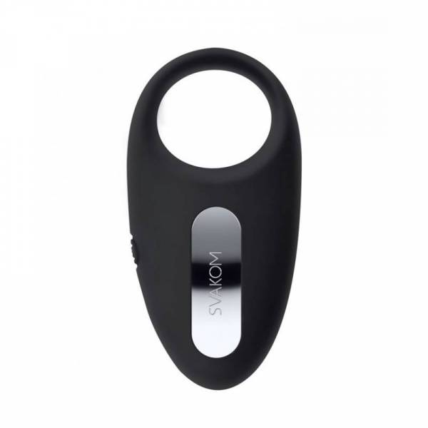 VIBRATING RING WENDY BLACK - SVAKOM