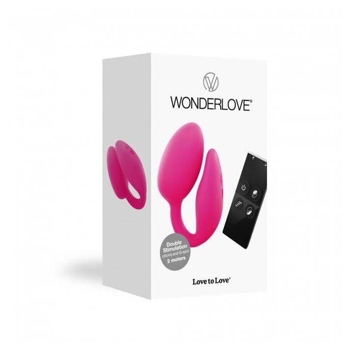 WONDERLOVE DOPPELTE STIMULATIONEN MIT FERNBEDIENUNG
