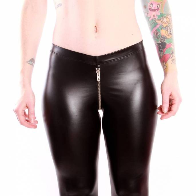 LEGGING LYCRA LAQUE + ZIP