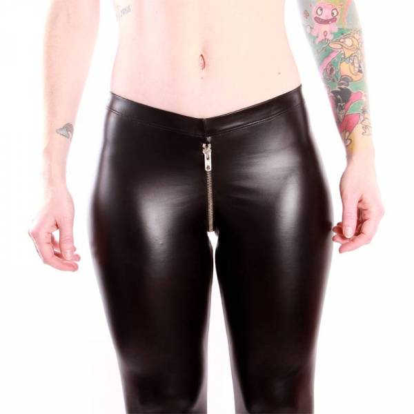 LEGGING LYCRA LAQUE + ZIP