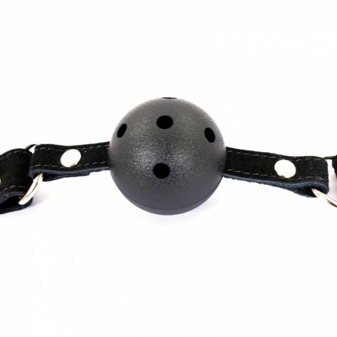 BAILLON DAIM BOULE TROUS NOIR