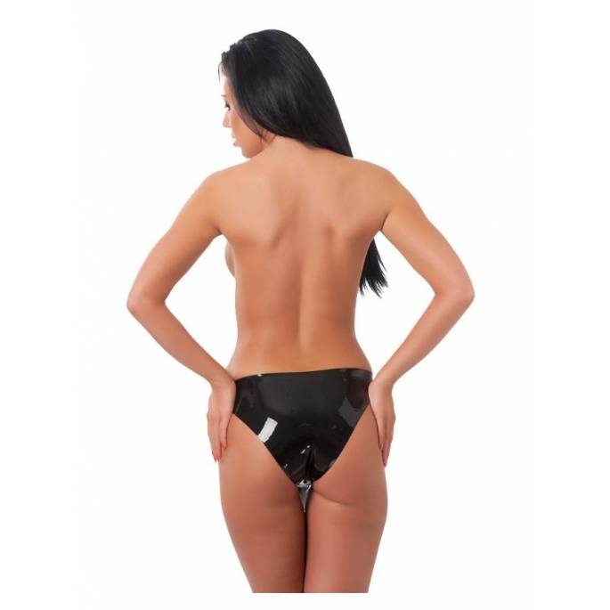 LATEX-HÖSCHEN 2 DILDOS INTERN - EXTERN