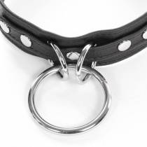 LEDERHALSBAND GROSSER RING