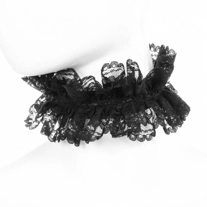 COLLIER DENTELLE NOIRE