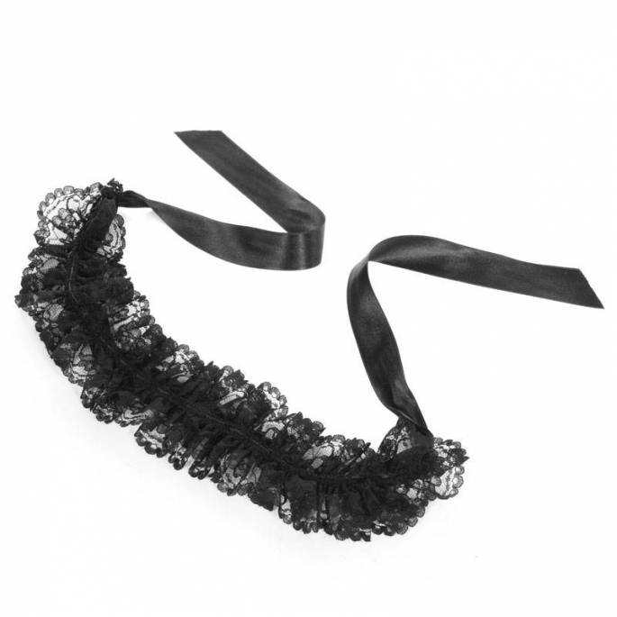 COLLIER DENTELLE NOIRE